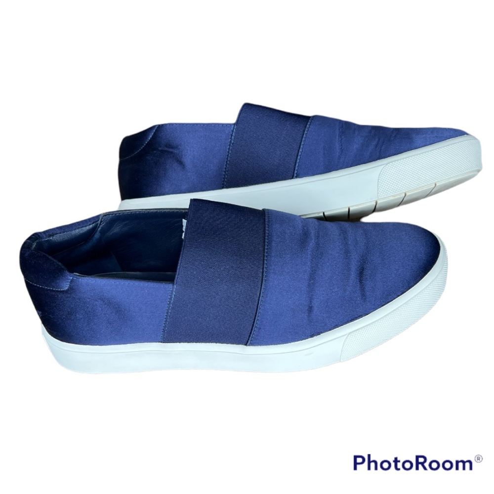 Vince Corbin Navy Blue Slip On Sneakers Size 7